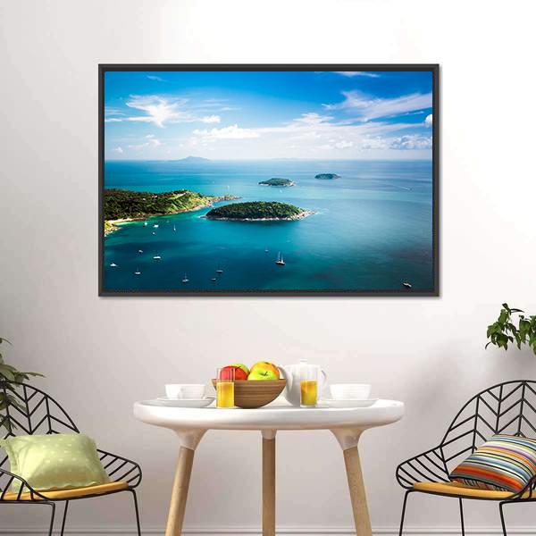 Koh Kaeo Island Thailand Canvas Wall Art-3 Horizontal-Gallery Wrap-25" x 16"-Tiaracle