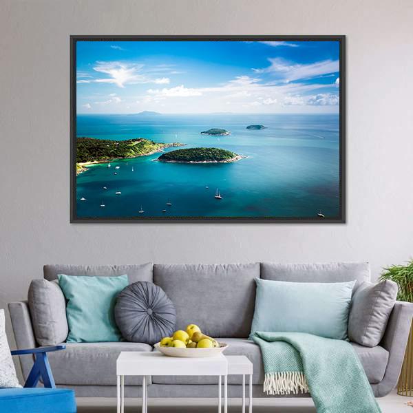 Koh Kaeo Island Thailand Canvas Wall Art-3 Horizontal-Gallery Wrap-25" x 16"-Tiaracle