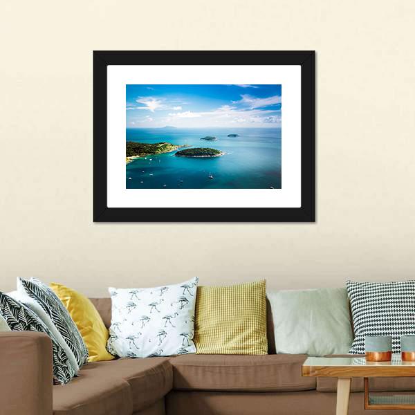 Koh Kaeo Island Thailand Canvas Wall Art-3 Horizontal-Gallery Wrap-25" x 16"-Tiaracle