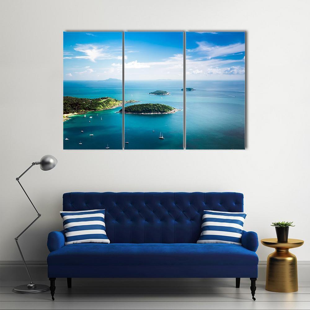 Koh Kaeo Island Thailand Canvas Wall Art-3 Horizontal-Gallery Wrap-37" x 24"-Tiaracle