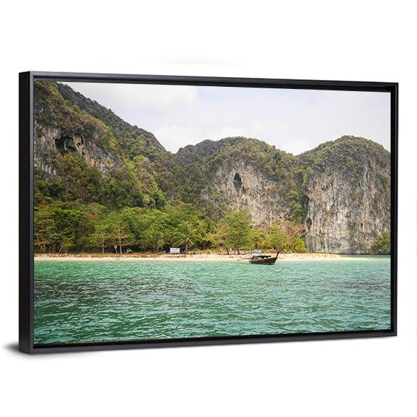Koh Lao Liang Canvas Wall Art-3 Horizontal-Gallery Wrap-25" x 16"-Tiaracle