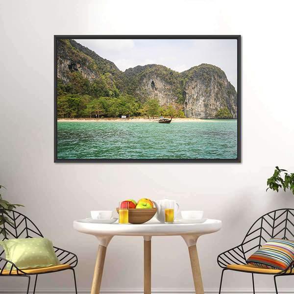 Koh Lao Liang Canvas Wall Art-3 Horizontal-Gallery Wrap-25" x 16"-Tiaracle