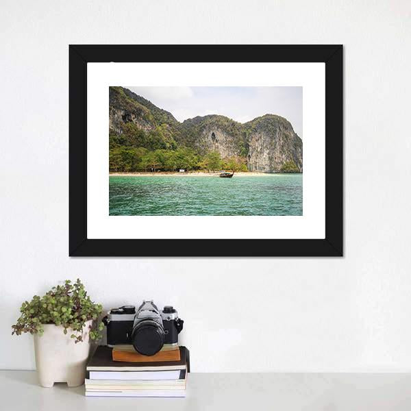 Koh Lao Liang Canvas Wall Art-1 Piece-Framed Print-20" x 16"-Tiaracle