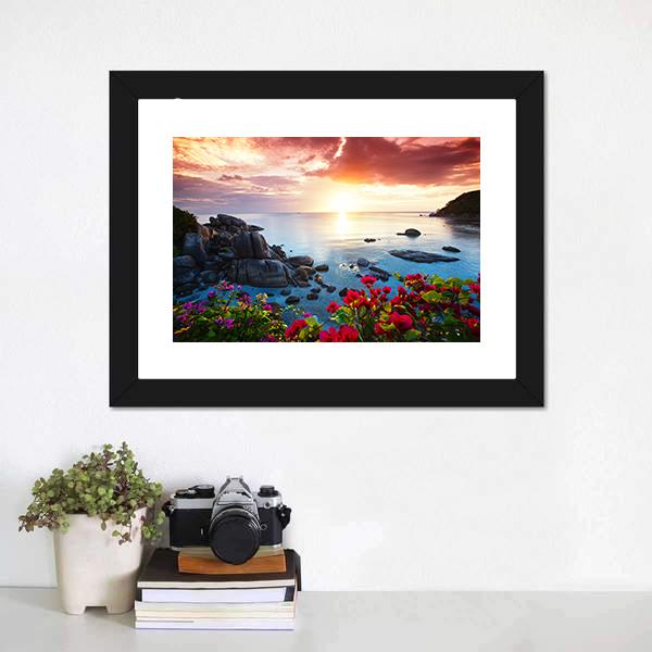 Koh Samui Island Thailand Canvas Wall Art-1 Piece-Framed Print-20" x 16"-Tiaracle