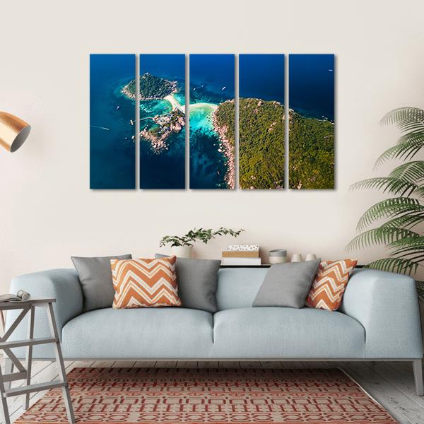 Koh Tao Island Thailand Canvas Wall Art-5 Horizontal-Gallery Wrap-22" x 12"-Tiaracle