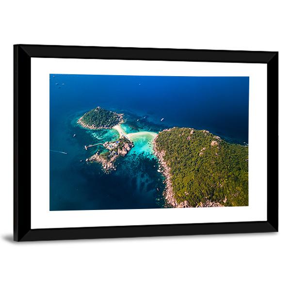Koh Tao Island Thailand Canvas Wall Art-3 Horizontal-Gallery Wrap-25" x 16"-Tiaracle