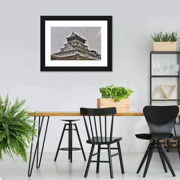Kokura Castle Japan Canvas Wall Art-3 Horizontal-Gallery Wrap-25" x 16"-Tiaracle