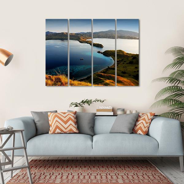 Komodo Island Indonesia Canvas Wall Art-4 Horizontal-Gallery Wrap-34" x 24"-Tiaracle