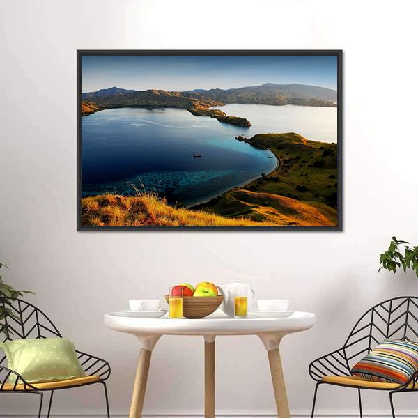 Komodo Island Indonesia Canvas Wall Art-5 Horizontal-Gallery Wrap-22" x 12"-Tiaracle
