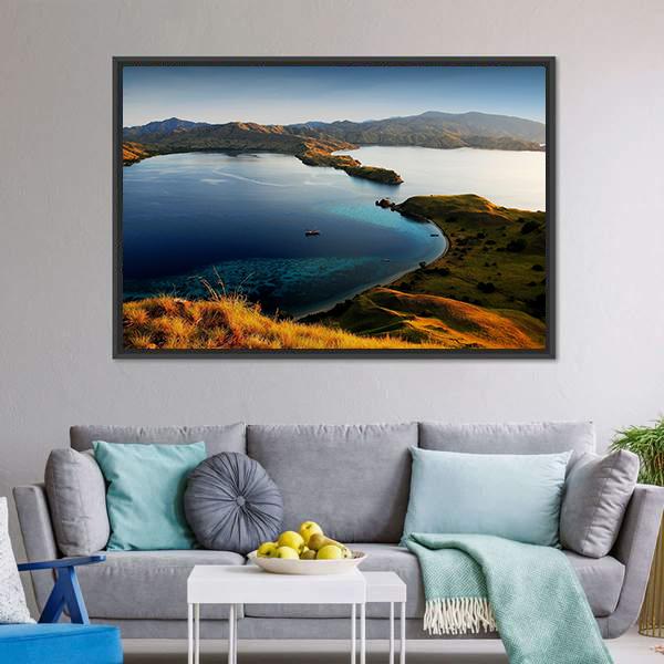 Komodo Island Indonesia Canvas Wall Art-5 Horizontal-Gallery Wrap-22" x 12"-Tiaracle