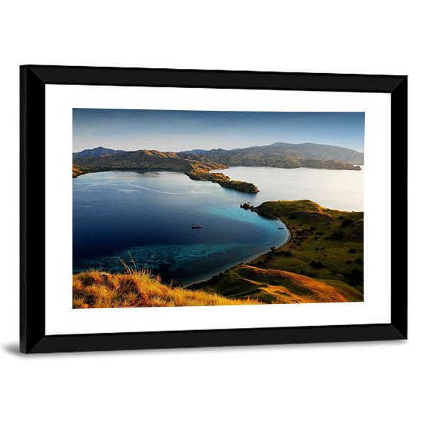 Komodo Island Indonesia Canvas Wall Art-5 Horizontal-Gallery Wrap-22" x 12"-Tiaracle