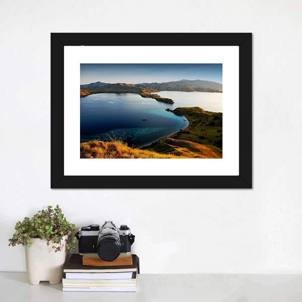 Komodo Island Indonesia Canvas Wall Art-1 Piece-Framed Print-20" x 16"-Tiaracle