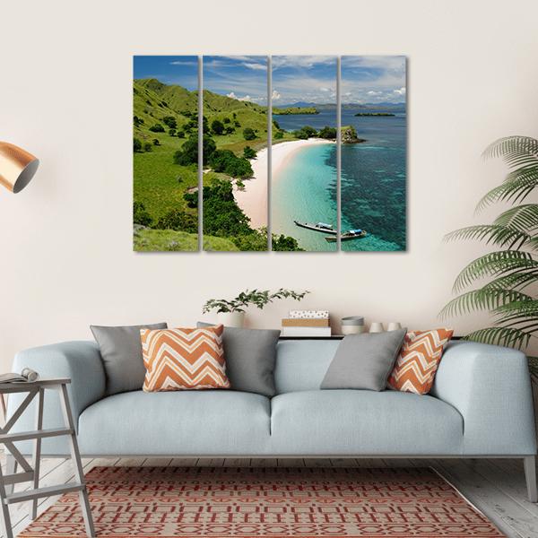 Komodo National Park Indonesia Canvas Wall Art-4 Horizontal-Gallery Wrap-34" x 24"-Tiaracle