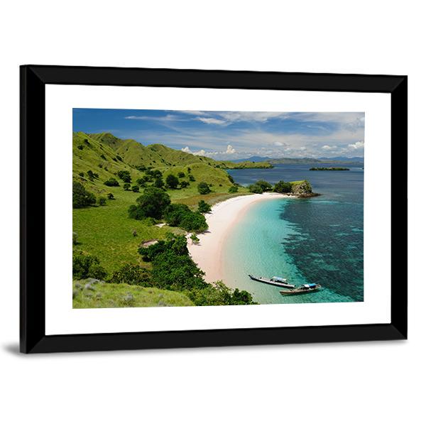 Komodo National Park Indonesia Canvas Wall Art-5 Horizontal-Gallery Wrap-22" x 12"-Tiaracle
