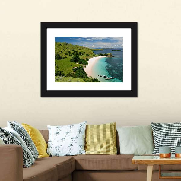 Komodo National Park Indonesia Canvas Wall Art-5 Horizontal-Gallery Wrap-22" x 12"-Tiaracle