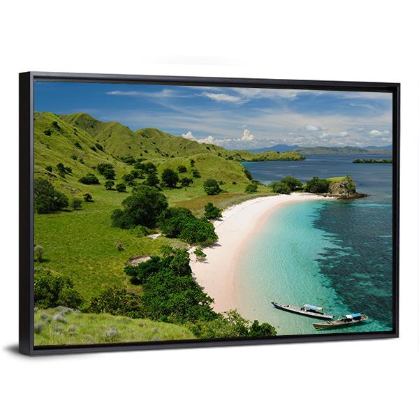 Komodo National Park Indonesia Canvas Wall Art-5 Horizontal-Gallery Wrap-22" x 12"-Tiaracle