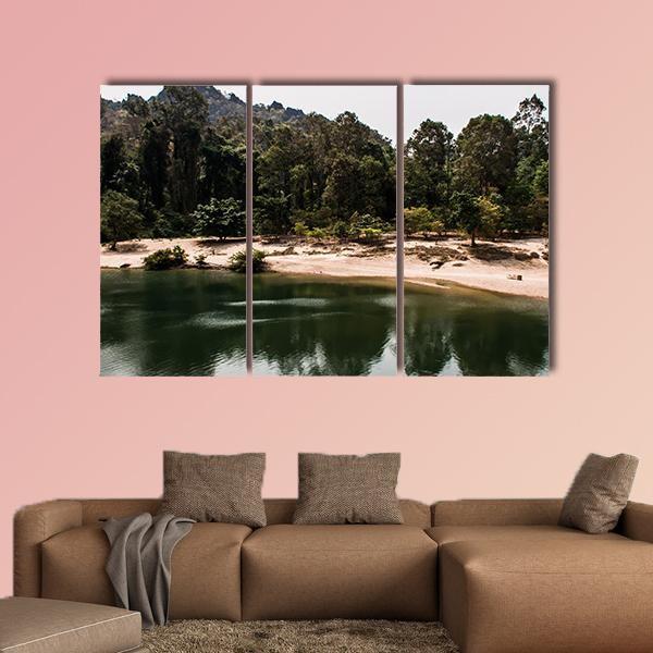 Konglor Cave Thailand Canvas Wall Art-3 Horizontal-Gallery Wrap-25" x 16"-Tiaracle