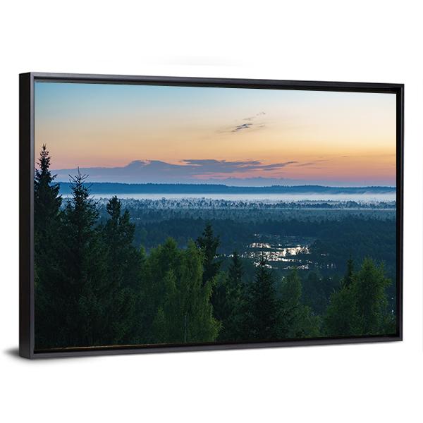 Konnu Suursoo Bog Canvas Wall Art-3 Horizontal-Gallery Wrap-25" x 16"-Tiaracle