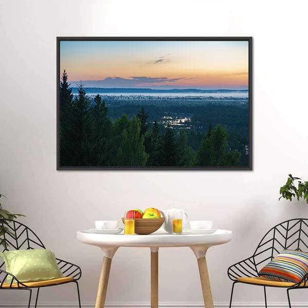 Konnu Suursoo Bog Canvas Wall Art-3 Horizontal-Gallery Wrap-25" x 16"-Tiaracle