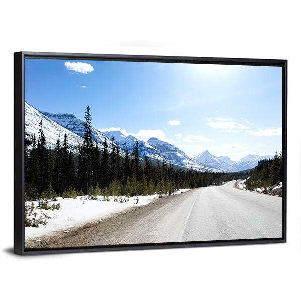 Kootenay Highway Canada Canvas Wall Art-3 Horizontal-Gallery Wrap-25" x 16"-Tiaracle
