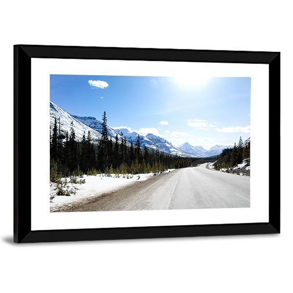 Kootenay Highway Canada Canvas Wall Art-3 Horizontal-Gallery Wrap-25" x 16"-Tiaracle