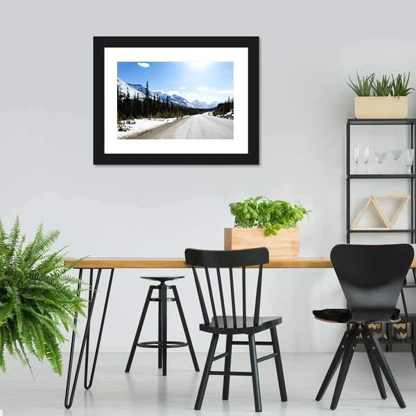 Kootenay Highway Canada Canvas Wall Art-3 Horizontal-Gallery Wrap-25" x 16"-Tiaracle