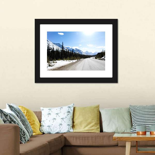 Kootenay Highway Canada Canvas Wall Art-3 Horizontal-Gallery Wrap-25" x 16"-Tiaracle