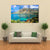 Kournas Lake Canvas Wall Art-3 Horizontal-Gallery Wrap-37" x 24"-Tiaracle