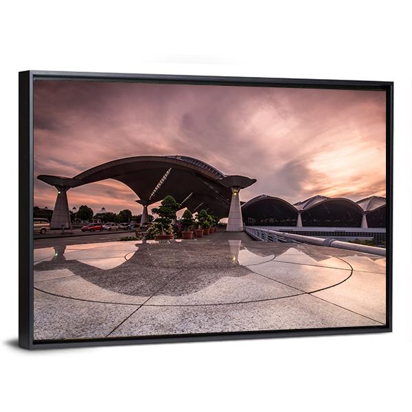 Kuala Lumpur International Airport Canvas Wall Art-3 Horizontal-Gallery Wrap-25" x 16"-Tiaracle