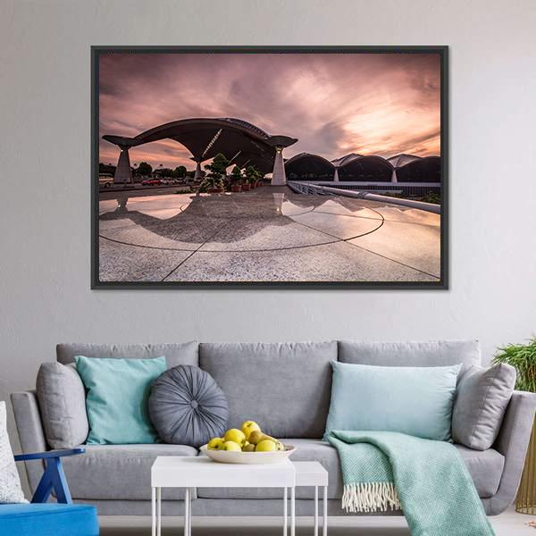 Kuala Lumpur International Airport Canvas Wall Art-3 Horizontal-Gallery Wrap-25" x 16"-Tiaracle