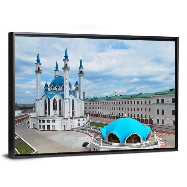 Kul Sharif Mosque Canvas Wall Art-3 Horizontal-Gallery Wrap-25" x 16"-Tiaracle