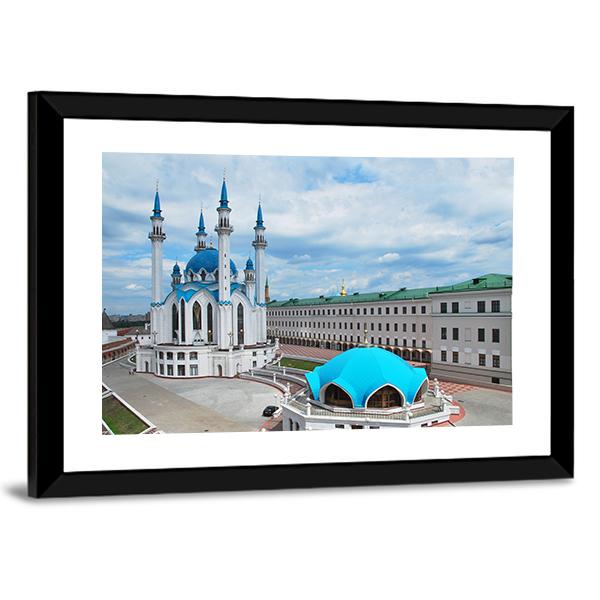 Kul Sharif Mosque Canvas Wall Art-3 Horizontal-Gallery Wrap-25" x 16"-Tiaracle