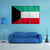 Kuwait Flag Canvas Wall Art-3 Horizontal-Gallery Wrap-37" x 24"-Tiaracle