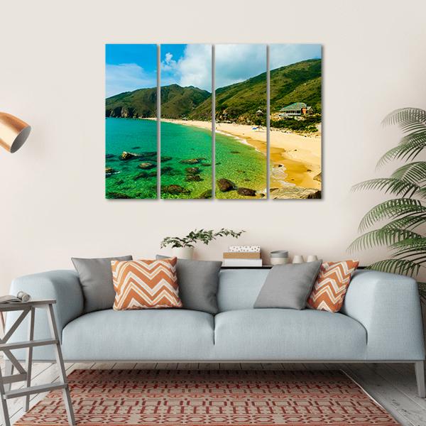 Ky Co Beach Vietnam Canvas Wall Art-4 Horizontal-Gallery Wrap-34" x 24"-Tiaracle