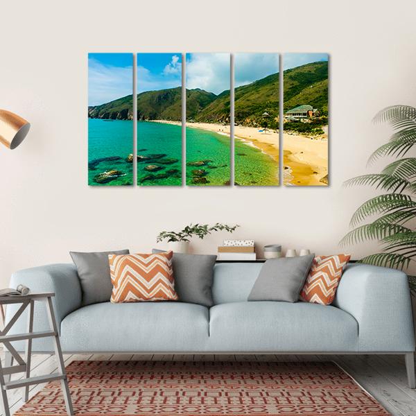 Ky Co Beach Vietnam Canvas Wall Art-5 Horizontal-Gallery Wrap-22" x 12"-Tiaracle