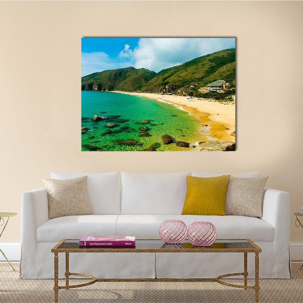 Ky Co Beach Vietnam Canvas Wall Art-1 Piece-Gallery Wrap-48" x 32"-Tiaracle