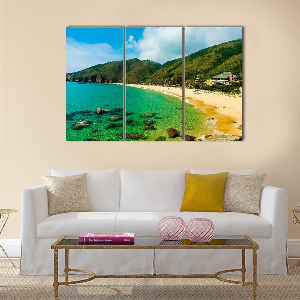 Ky Co Beach Vietnam Canvas Wall Art-3 Horizontal-Gallery Wrap-37" x 24"-Tiaracle