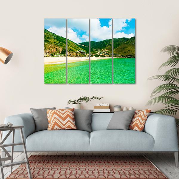 Ky Co Island Vietnam Canvas Wall Art-4 Horizontal-Gallery Wrap-34" x 24"-Tiaracle