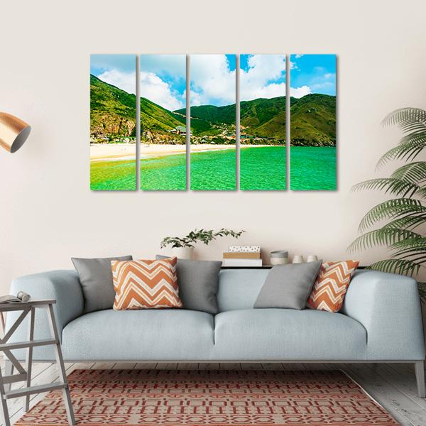 Ky Co Island Vietnam Canvas Wall Art-5 Horizontal-Gallery Wrap-22" x 12"-Tiaracle