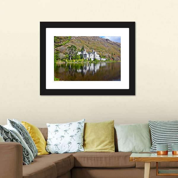 Kylemore Abbey Canvas Wall Art-3 Horizontal-Gallery Wrap-25" x 16"-Tiaracle
