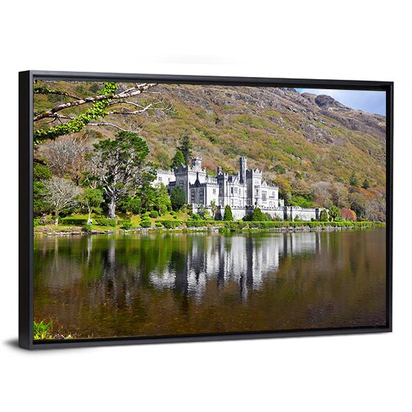 Kylemore Abbey Canvas Wall Art-3 Horizontal-Gallery Wrap-25" x 16"-Tiaracle
