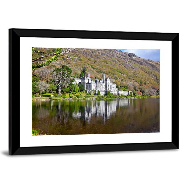 Kylemore Abbey Canvas Wall Art-3 Horizontal-Gallery Wrap-25" x 16"-Tiaracle