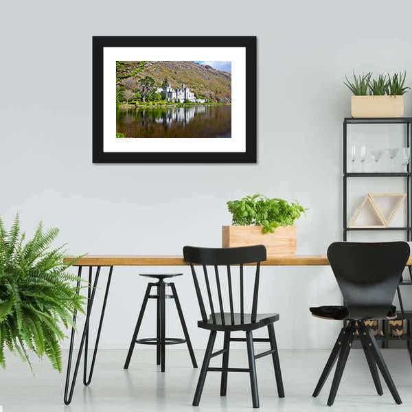 Kylemore Abbey Canvas Wall Art-3 Horizontal-Gallery Wrap-25" x 16"-Tiaracle