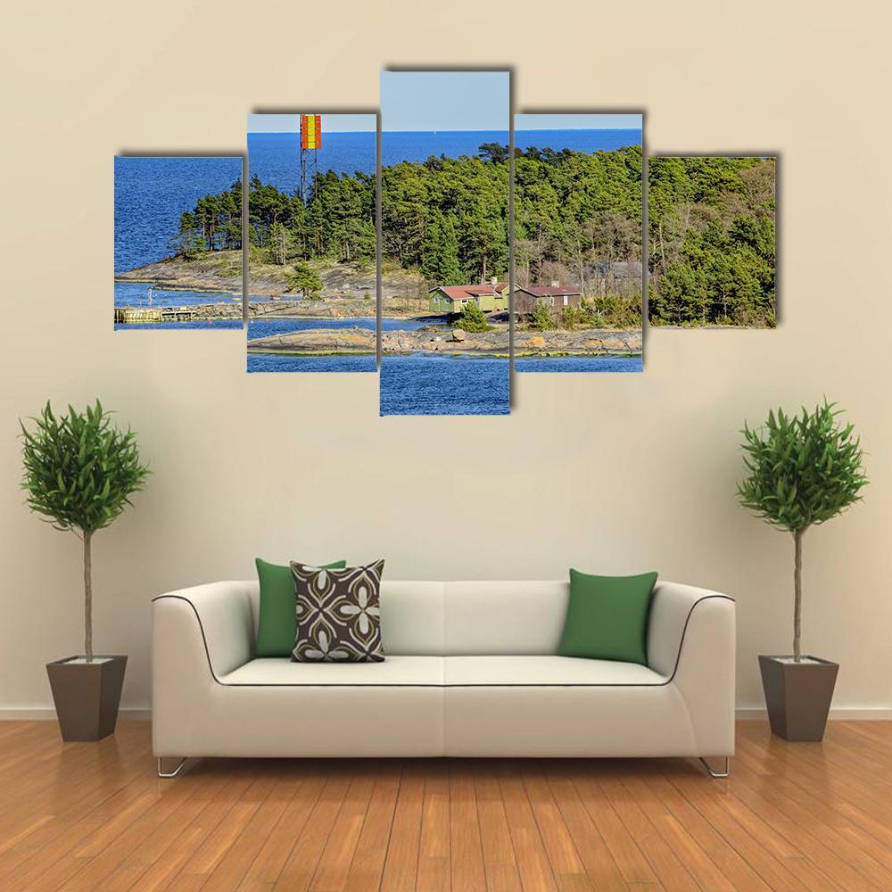 Kyto Island Finland Canvas Wall Art-1 Piece-Gallery Wrap-48" x 32"-Tiaracle