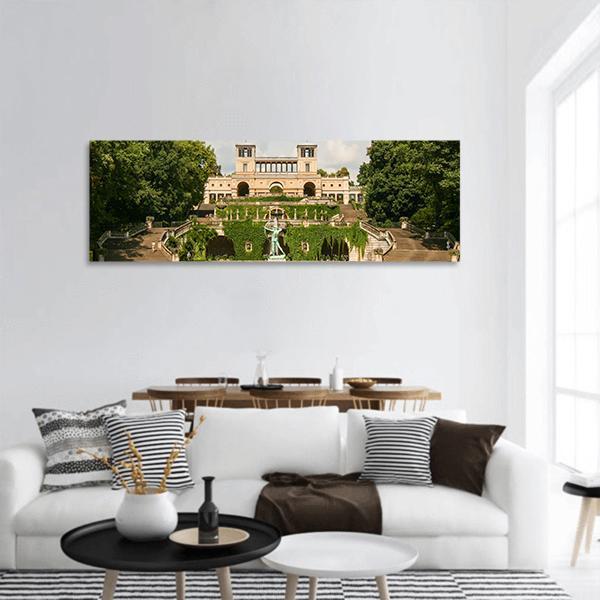 Sanssouci Park Germany Panoramic Canvas Wall Art-1 Piece-36" x 12"-Tiaracle