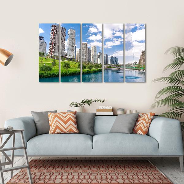 La Mexicana Park Canvas Wall Art-5 Horizontal-Gallery Wrap-22" x 12"-Tiaracle