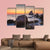 La Vela Beach Italy Canvas Wall Art-4 Pop-Gallery Wrap-50" x 32"-Tiaracle