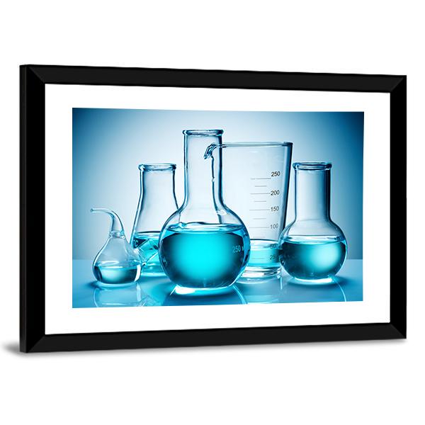 Laboratory Glassware Equipment Canvas Wall Art-3 Horizontal-Gallery Wrap-25" x 16"-Tiaracle