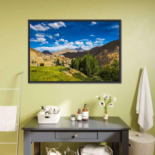 Ladakh Road Trip Canvas Wall Art-1 Piece-Floating Frame-24" x 16"-Tiaracle