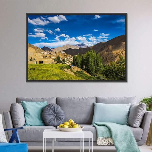 Ladakh Road Trip Canvas Wall Art-3 Horizontal-Gallery Wrap-25" x 16"-Tiaracle